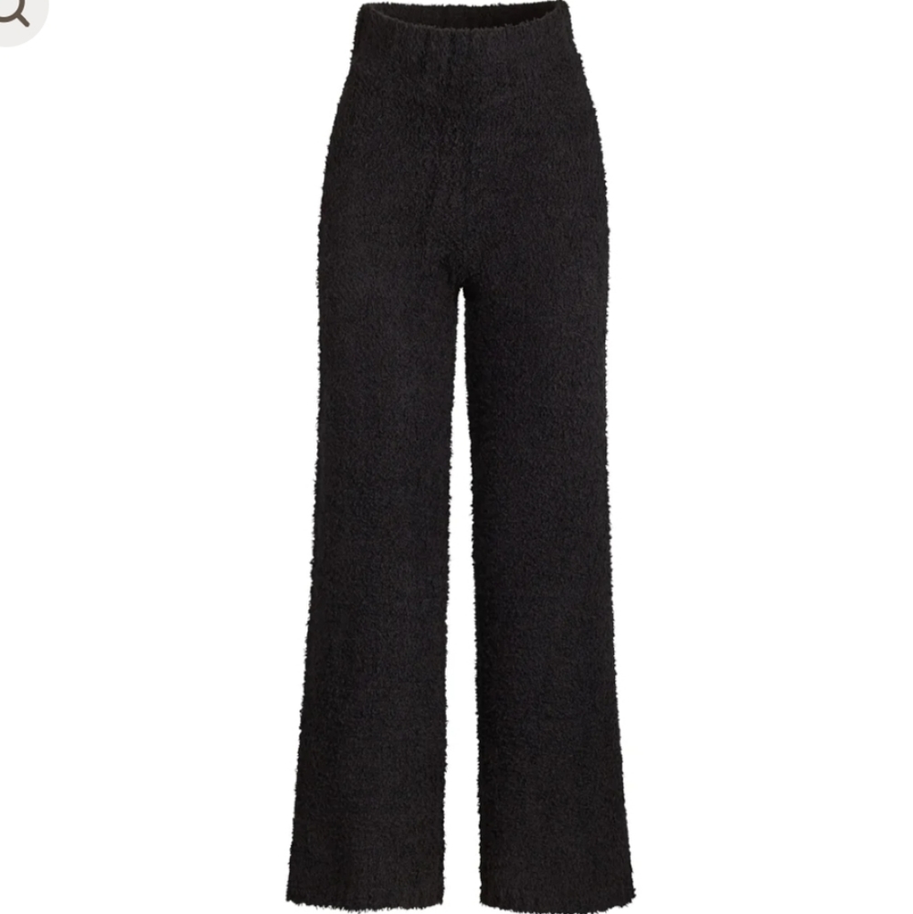 SKIMS cozy knit pant in Onyx